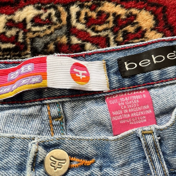 Vintage Bebe Low Rise Flare Jeans - Picture 3 of 12